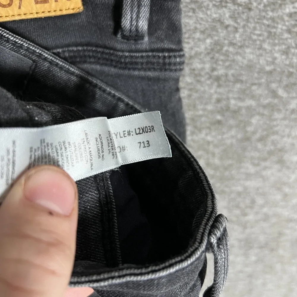 Duer L2x Slim Fit Jeans Mens 31x32 Black Grey Slim Fit Stretch Denim Performance